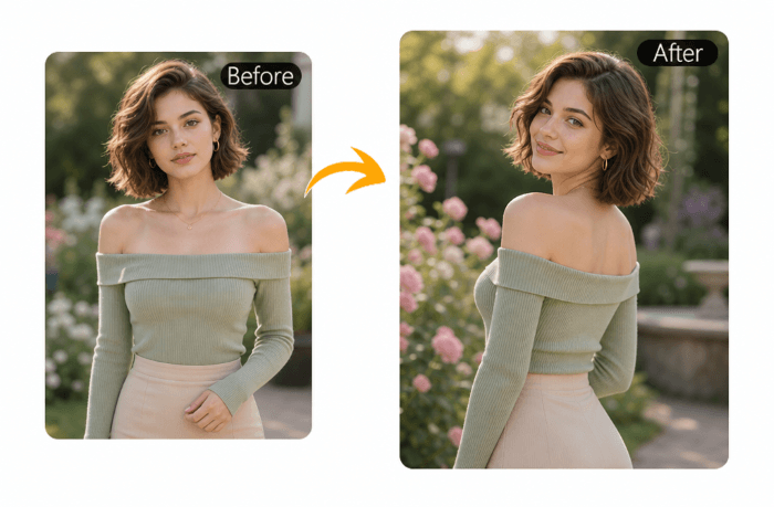 Turn Any Photo Into a New Pose — No Retake Needed