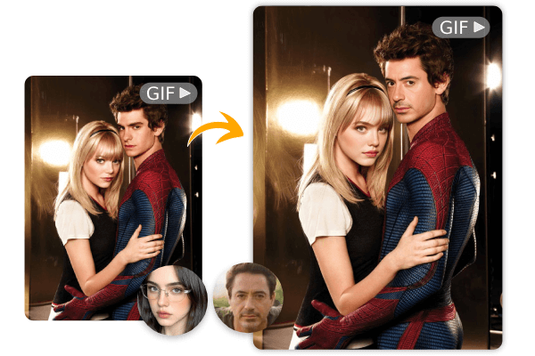 Make Iconic Movie GIFs Immersive with Face Swaps