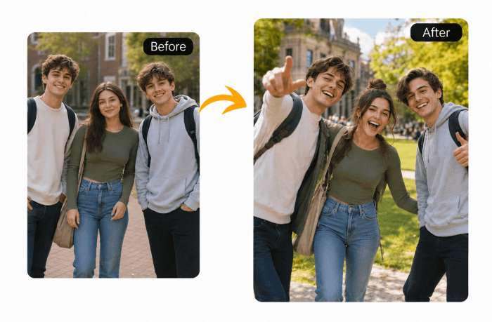 Explore More Natural Pose Ideas from a Single Photo