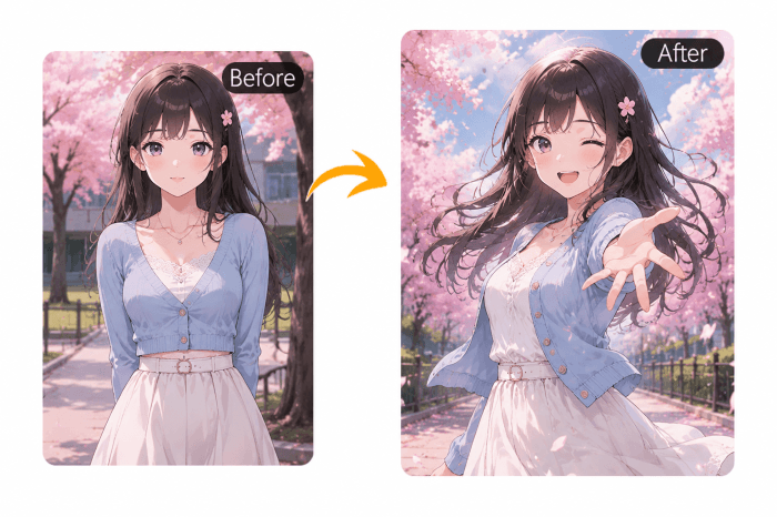 Perfect Pose Adjustment for Anime Characters